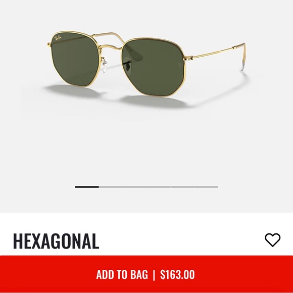 Ray-Ban Hexagonal Sunglasses - Picture 1 of 2